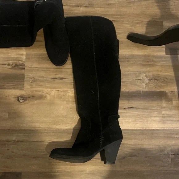 MIA Black Over the Knee Boots - Picture 4 of 8